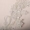 Beige Lace Applique Pair Sequin Beaded Alencon Style Bridal Costume Embellishment